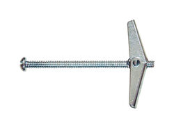 Hillman Fas-N- Tite 5/16 in. D X 6 in. L Round Zinc-Plated Steel Toggle Bolt 10 pk