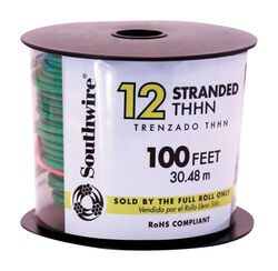 Southwire 100 ft. 12/1 Stranded THHN Building Wire