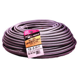 Southwire 250 ft. 12/3 Solid Steel Armored AC Cable