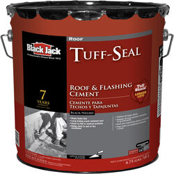 Black Jack Tuff-Seal Gloss Black Asphalt Roof & Flashing Cement 5 gal