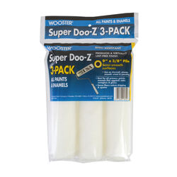 Wooster Super Doo-Z Fabric 9 in. W X 3/8 in. S Paint Roller Cover 3 pk