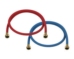 Ultra Dynamic Products 3/8 in. FGH T X 3/4 in. D FGT 8 ft. Rubber Washing Machine Supply Line