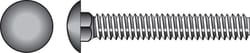 Hillman 1/4 in. P X 2-1/2 in. L Hot Dipped Galvanized Steel Carriage Bolt 100 pk