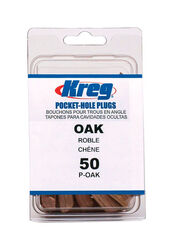 Kreg Wood Oak Wood Plugs 1-1/2 in. Brown 50 pk