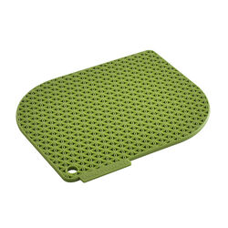 Charles Viancin Honeycomb Bamboo Green Silicone Pot Holder