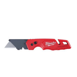 Milwaukee Fastback 7-1/4 in. Press and Flip Utility Knife Red 1 pc