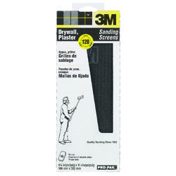 3M Pro-Pak 11-1/4 in. L X 4-3/16 in. W 120 Grit Silicon Carbide Drywall Sanding Screen 10 pk