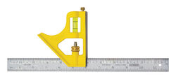 Stanley 12 in. L X 3 in. H Steel English Combination Square