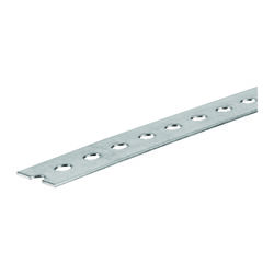 SteelWorks 0.07 in. T X 1.38 in. W X 48 in. L Steel Slotted Flat Bar