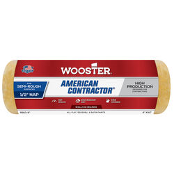 Wooster American Contractor Knit 9 in. W X 1/2 in. S Regular Paint Roller Cover 1 pk