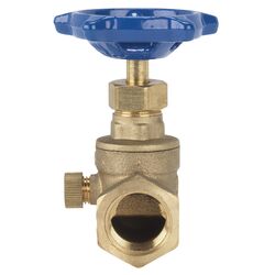 BK Products ProLine 1/2 in. FIP T X 1/2 in. S FIP Brass Stop and Waste Valve