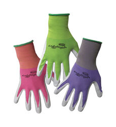 Boss Ladyfinger Women's Indoor/Outdoor String Knit Gardening Gloves Assorted XS 1 pk