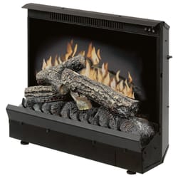 Dimplex 23.2 in. W 400 sq ft Black Traditional Electric Fireplace