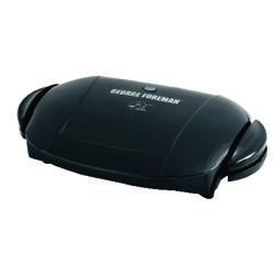 George Foreman George Tough Black Metal Nonstick Surface Indoor Grill 72 sq in