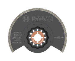 Bosch StarLock 3-1/2 S X 3 in. L Diamond Coated Grit Segment Blade 1 pk