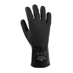 Showa Unisex Indoor/Outdoor Gaunlet Chemical Gloves Black L 1 pair