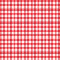 Magic Cover Red/White Checkered Vinyl Disposable Tablecloth 54 in. 54 in.