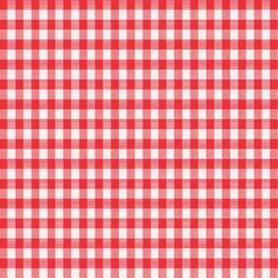 Magic Cover Red/White Checkered Vinyl Disposable Tablecloth 54 in. 54 in.