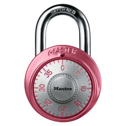 Master Lock 2 in. H X 7/8 in. W X 1-7/8 in. L Steel 3-Dial Combination Padlock 1 pk