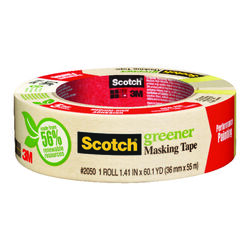 Scotch 1.41 in. W X 60.1 yd L Tan Medium Strength Masking Tape 1 pk