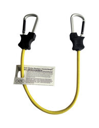 Keeper Black/Yellow Bungee Cord 24 in. L X 0.315 in. T 1 pk