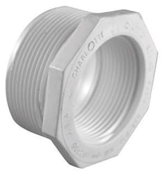 Charlotte Pipe Schedule 40 1-1/2 in. MPT T X 3/4 in. D FPT PVC Reducing Bushing