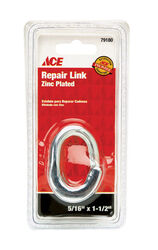 Ace Zinc-Plated Steel Repair Lap Link 700 lb 1-1/2 in. L