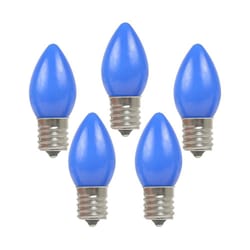 Holiday Bright Lights C7 Blue 25 ct Replacement Christmas Light Bulbs 1 in.