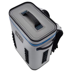 YETI Hopper BackFlip 24 Backpack Cooler Fog Gray 19-30 8-1/2 in. 19-1/8 in. 13-3/4 in.