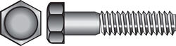 Hillman 5/16 in. D X 1-1/2 in. L Zinc Plated Steel Hex Bolt 100 pk