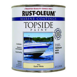 Rust-Oleum Marine Coatings Outdoor Oyster White Marine Topside Paint 1 qt