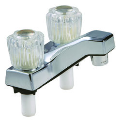 Home Plus Traditional Chrome Two Handle Lavatory Faucet 4
