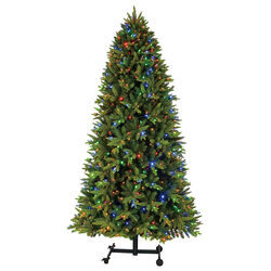 Polygroup 9 ft. Slim Incandescent 700 ct Grow&Stow Christmas Tree