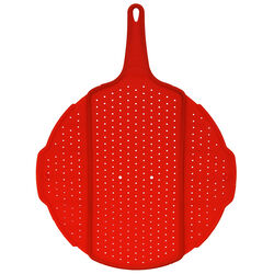 Squish 7 in. W X 18 in. L Red Polypropylene Collapsible Splatter Screen