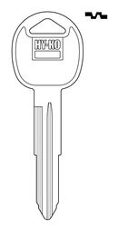 Hy-Ko Automotive Key Blank Double For Hyundai