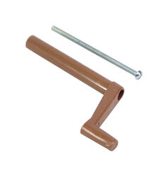 US Hardware Brown Plastic Awning Window Crank For Universal