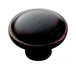 Amerock Allison Round Cabinet Knob 1-1/4 in. D 15/16 in. Oil Rubbed Bronze 10 pk