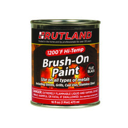 Rutland Black High Heat Paint 16 oz