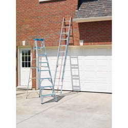 Werner 20 ft. H X 16 in. W Aluminum Extension Ladder Type III 200 lb