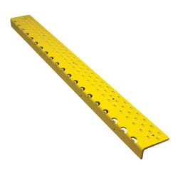 HandiTreads 2.75 in. W X 30 in. L Powder Coated Yellow Aluminum Stair Tread