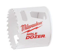 Milwaukee Hole Dozer 2-1/8 in. Bi-Metal Hole Saw 1 pc