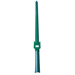 American Posts 5 ft. H 13 Gauge Powder Coated Green Steel U-Post