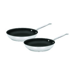 Cuisinart Chef's Classic Stainless Steel Skillet 9 & 11 in. Silver