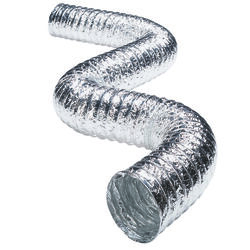 Deflect-O Supurr-Flex 300 in. L X 4 in. D Silver Aluminum Dryer Transition Duct