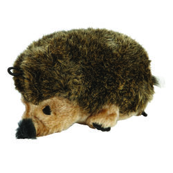 Zoobilee's Brown Hedgehog Plush Dog Toy Large 1