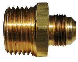 JMF 1/2 in. Flare T X 1/2 in. D Male Brass Connector