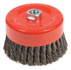 Forney 6 in. D X 5/8 in. S Knotted Steel Cup Brush 6500 rpm 1 pc