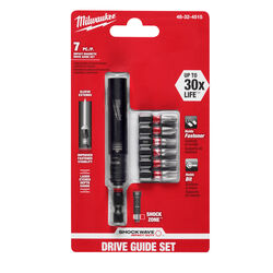 Milwaukee SHOCKWAVE Assorted 3 in. L Impact Duty Magnetic Drive Guide and Bit Set Alloy Steel 7 pc