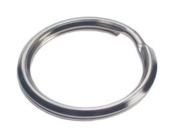 Hillman 5/8 in. D Tempered Steel Silver Split Rings/Cable Rings Key Ring