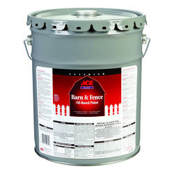 Ace Gloss White Oil-Based Barn and Fence Paint Exterior 5 gal